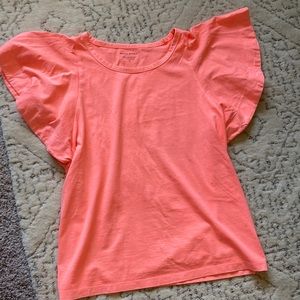 Banana republic flutter sleeve tee